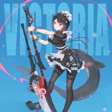 鲨鱼妹同人サメの女の子のファンアート🦈