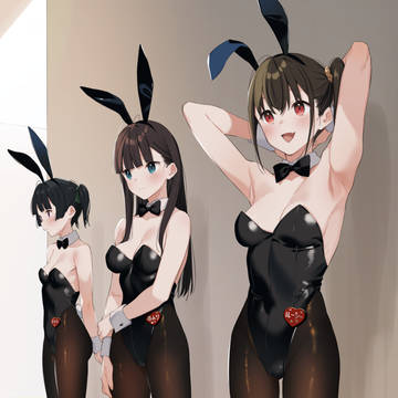 バニーガールｘ３