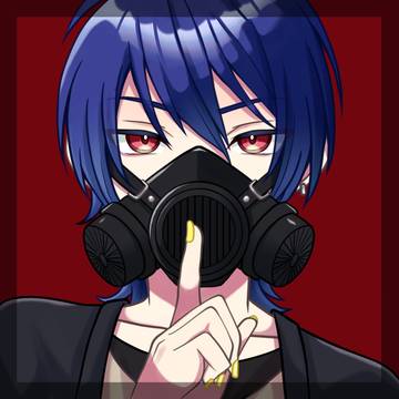ガスマスク男子