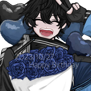 アクシア・クローネ 誕生日イラスト