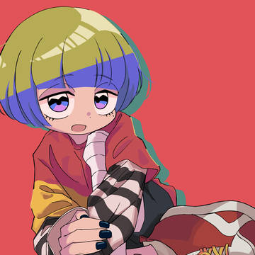 派手髪ショート2