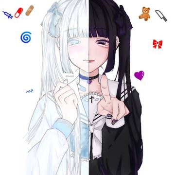 友達と半々塗り