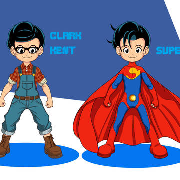 Superkid & Clark Kent