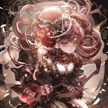 チョコレート紅茶魔女(全身版)