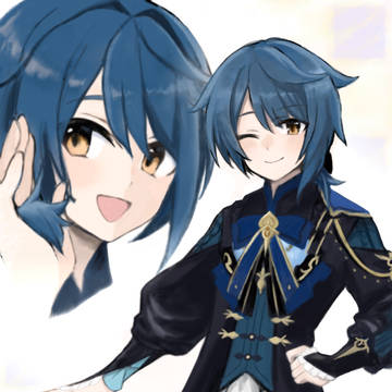 原神　新衣装行秋くん