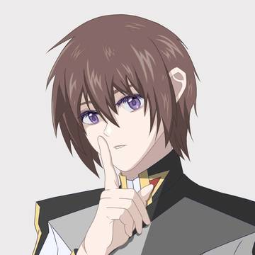 静かに