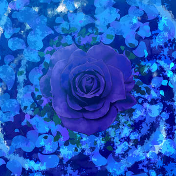 blue