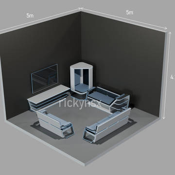 sci-fi furniture (living room)