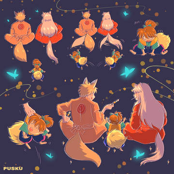 Naruto + Inuyasha + Shippo