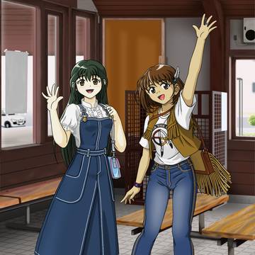 マミと茉莉を迎えに来たマシュティナとみどり