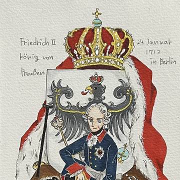 フリードリヒ大王お誕生日絵