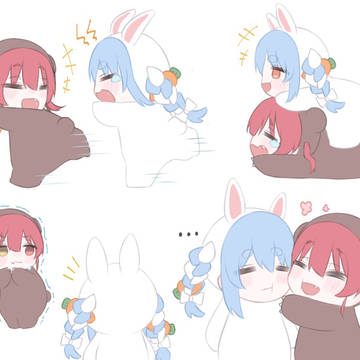 クマリン×うさぺこ(?)