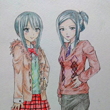 数年前のロウきゅーぶ！落書き(硯谷メイン)