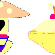 Shiny having cake