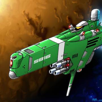 Outworlds Union Gunship Mk.3