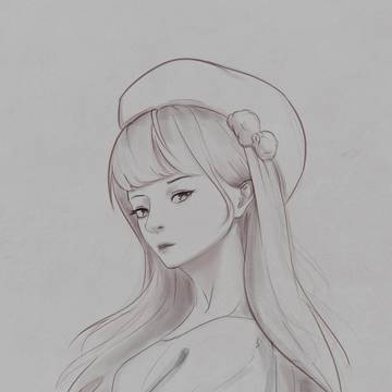 Hair sketch 02