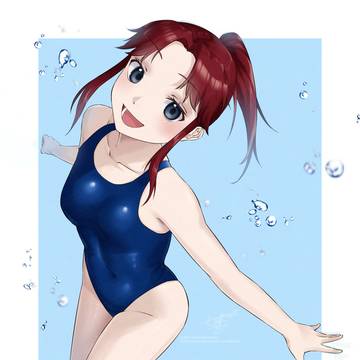【Skeb】OC競泳水着