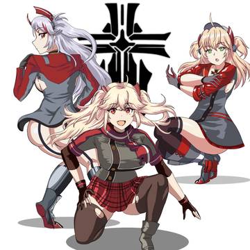 Azur lane Hipper class girls.