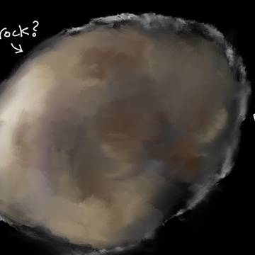 Rock like potato