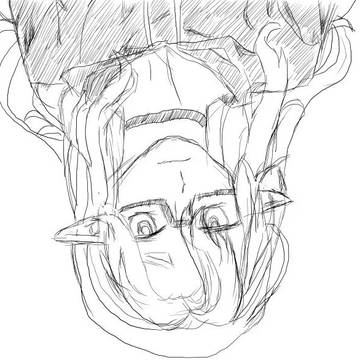 Practice drawing lines backwards
