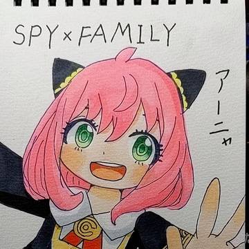 アーニャ描いてみたよ！