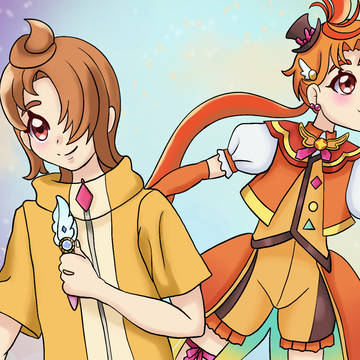 Tsubasa and Cure Wing