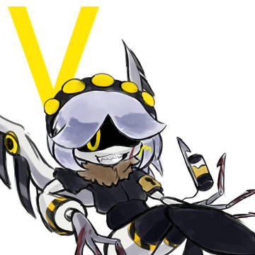 v