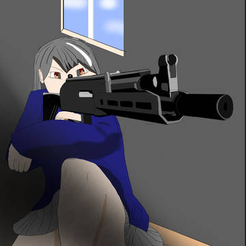 若い狙撃手　