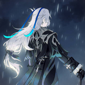雨。