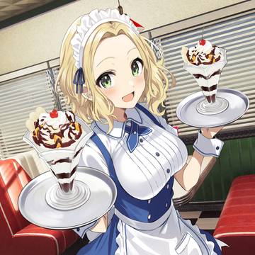 『ドデカパフェおまち～.ᐟ.ᐟ』