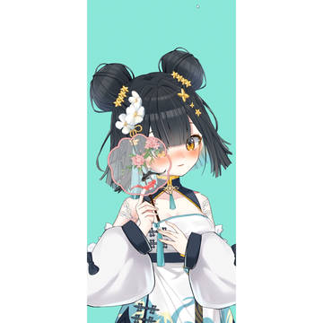 神秘的な帰墟から来たパンダの少女、香兰