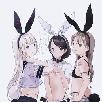 創作艦娘と島風と五月雨ちゃん