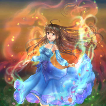 風に抱きしめられる