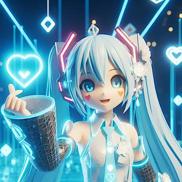 HatsuneMikuArt Code-39 wallpaper