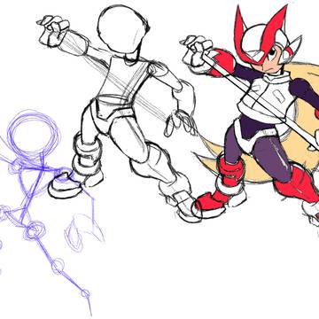 Megaman Zero Pose Practice