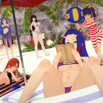 Masoukishin Women On The Beach