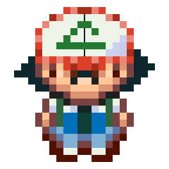 サトシ(無印)のドット絵