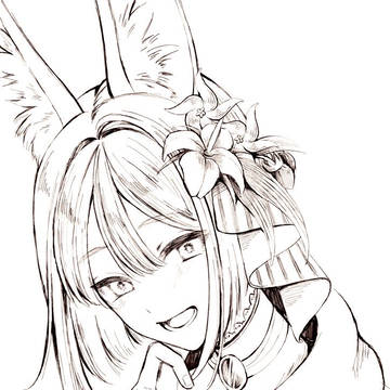 原神モノクロイラストまとめ