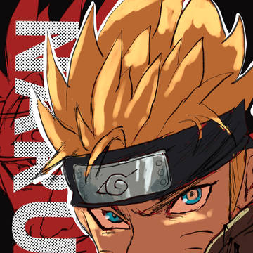 ナルトのポスターデザイン