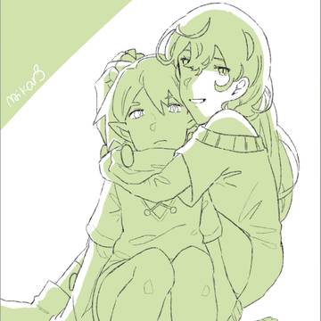 エルフと青年