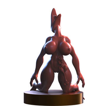 Clay Monster Absorbs Your Waifu