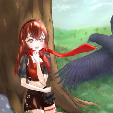 🐦‍⬛🧣