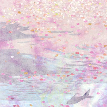春の河