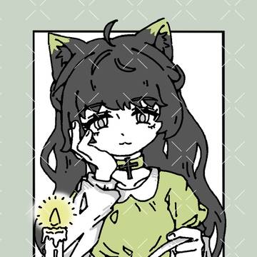 单色线稿