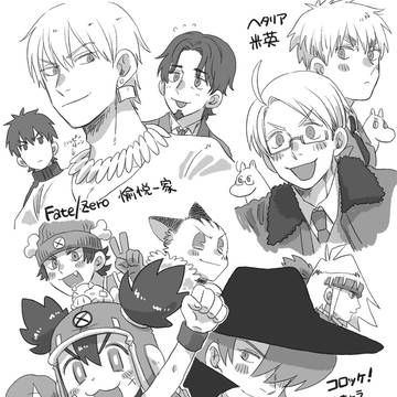 好きな歴代ジャンル絵落書き