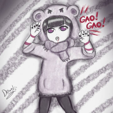 Scary Bear doodle