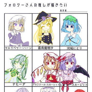 フォロワーさんの推しが描きたい!!!