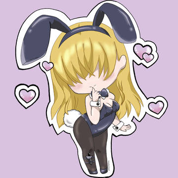 Rachael Foley Bunny girl chibi