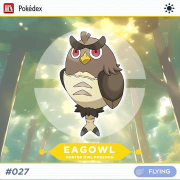 Eagowl, the Hunter Owl Pokemon!