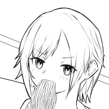 手づかみでラーメンを食べるしいちゃん